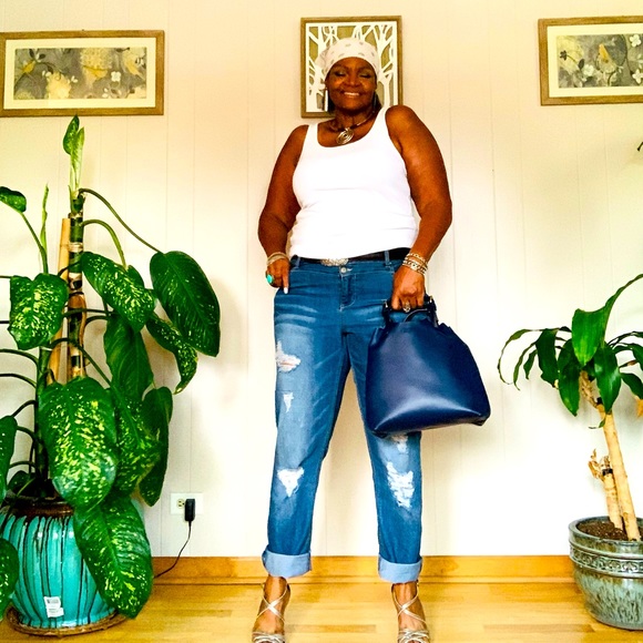 ✨Tory Burch✨ Gray & Metallic Gold Trim Snakeskin Leather Cross Strap Stiletto - Picture 13 of 16